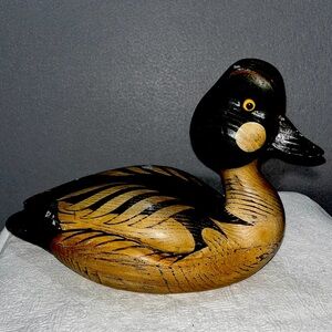 Vintage 1984-1985 Ducks Unlimited Wood Decoy Duck 1530/2000 Limited Edition
